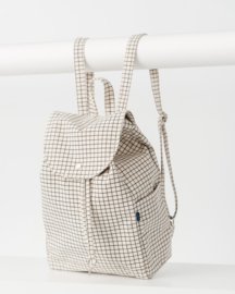 Baggu rugzak 'Natural Grid'