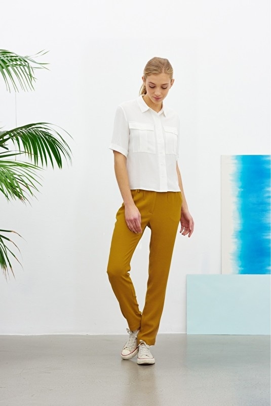 Idano broek 'Teodora curry'